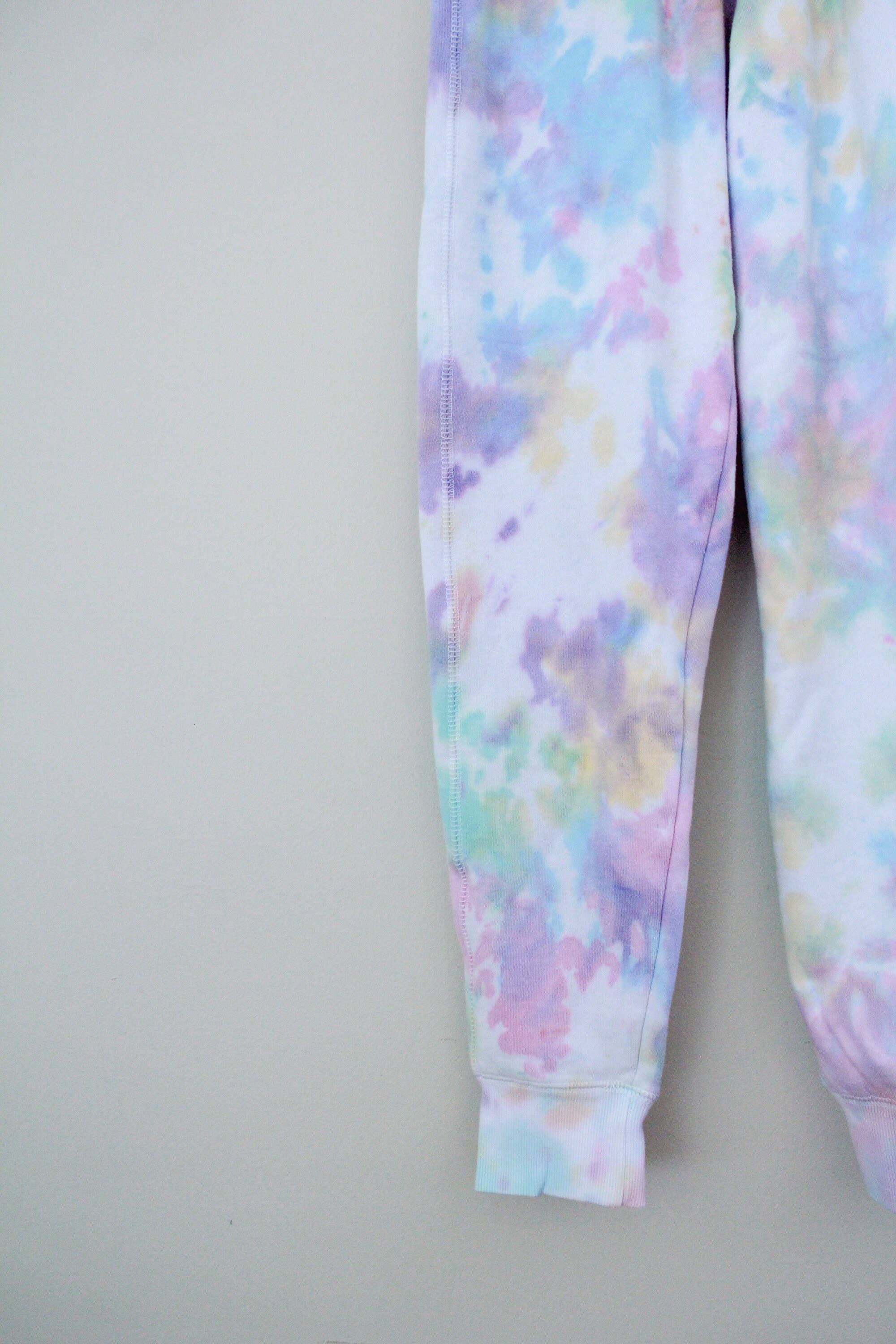 Sugar Spill – Engroshandel Loungesweatpants/jogginbukser – til kvinder – Slik Hjerter Lyse Pastel Slipsfarve Joggere6