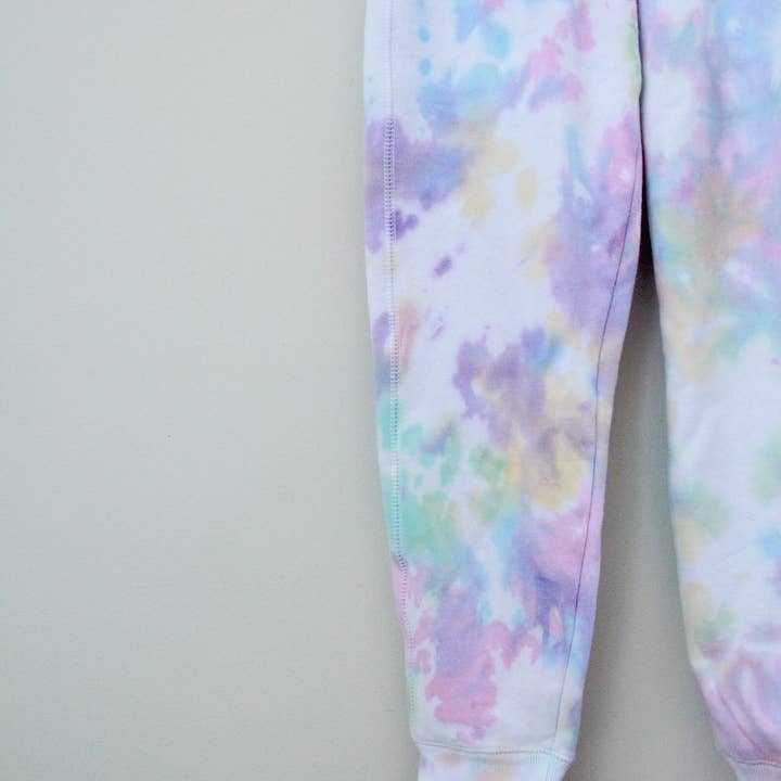 Sugar Spill – Engroshandel Loungesweatpants/jogginbukser – til kvinder – Slik Hjerter Lyse Pastel Slipsfarve Joggere6