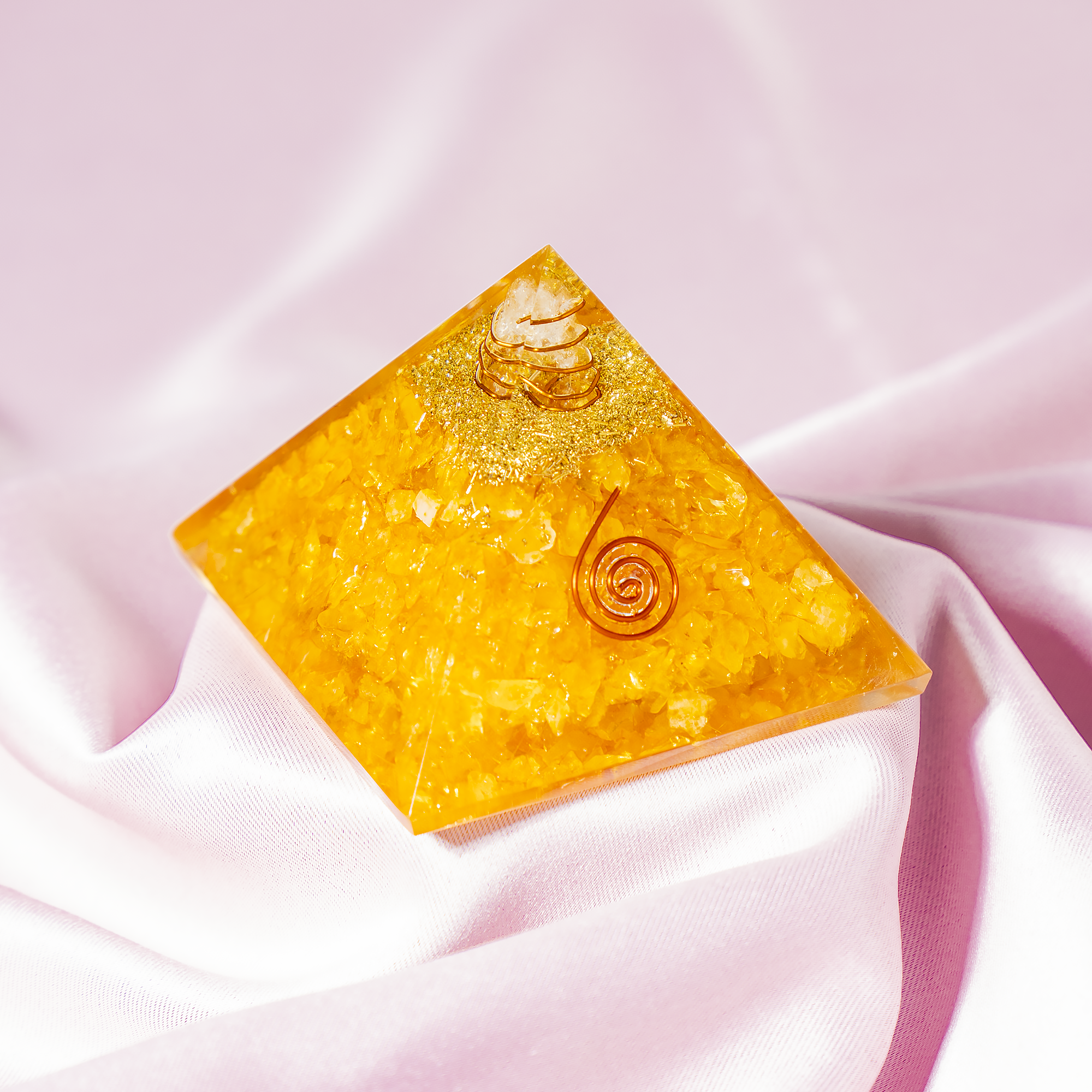 Soothing Crystals - Wholesale Spiritual Stone/Crystal - Orgone Pyramid | Citrine Pyramid | Crystal Energy Pyramid4