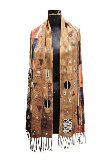 Access by Mediterranean Concepts - Wholesale Scarf - Women's - Gustav Klimt The Kiss and Gustav Klimt Frieze Scarf  6