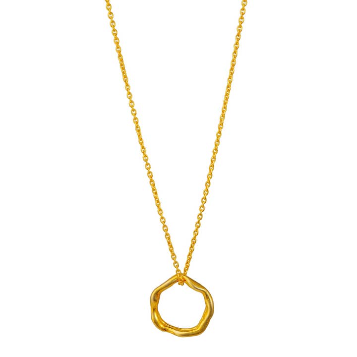 Eternal - Circle Pendant Necklace for wholesale by Lunar James