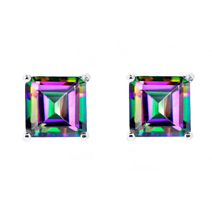 Cate & Chloe Jewelry – Engroshandel Ørestikkere – Beyonce 1Ct Sterling sølv ædelsten Stud Øreringe1