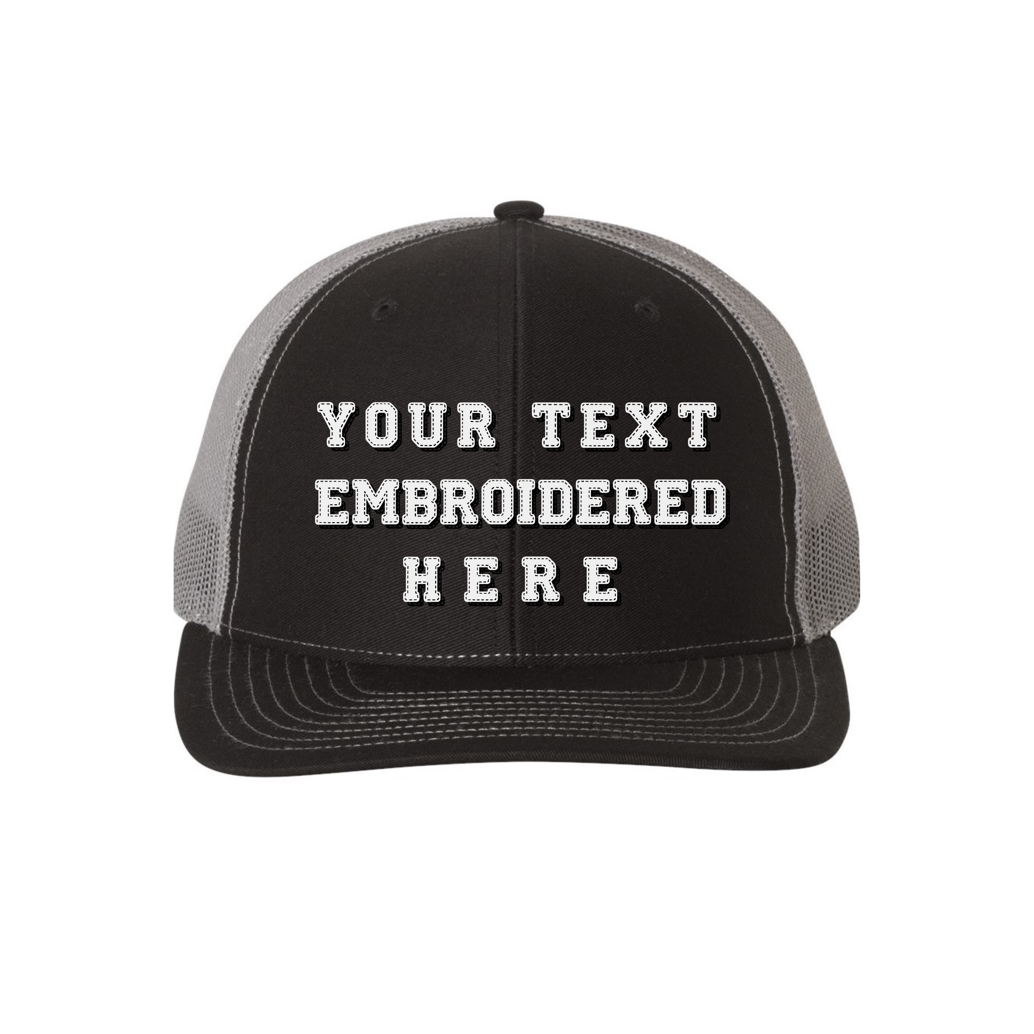 Rare Creative Expressions - Vente Casquette de camionneur – unisexe - Casquette Richardson 112 personnalisée avec votre texte brodé Trucker6