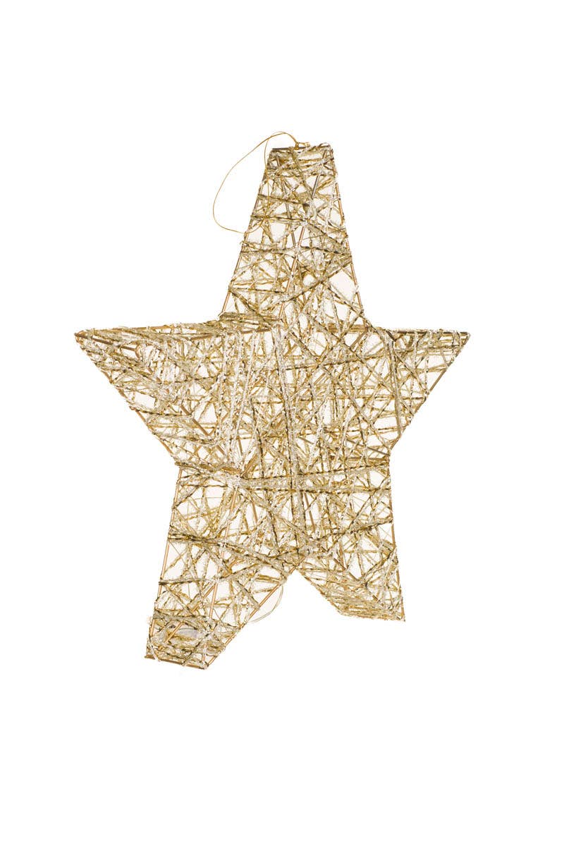 Starlight Collection – Großhandel Tischdeko – NEU-Gold Glänzend Led Stern Akzent2