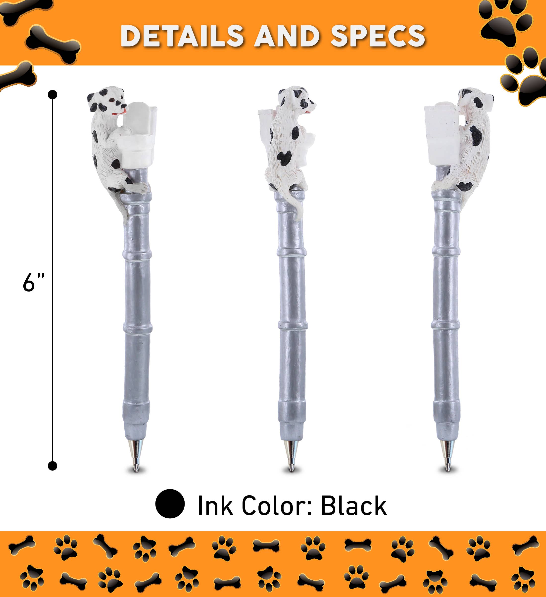 Cota Global - Wholesale Pen - Planet Pen - Dogs - Dalmatian Climb Toilet1