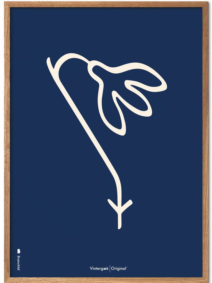 Snowdrop Post - Sfondo blu - Dash per la vendita all'ingrosso da parte di Brainchild