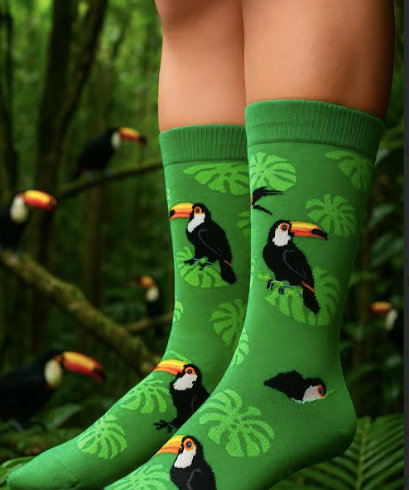 Socksy – wholesale Socks – Unisex – Toucan Organic Cotton Socks 1
