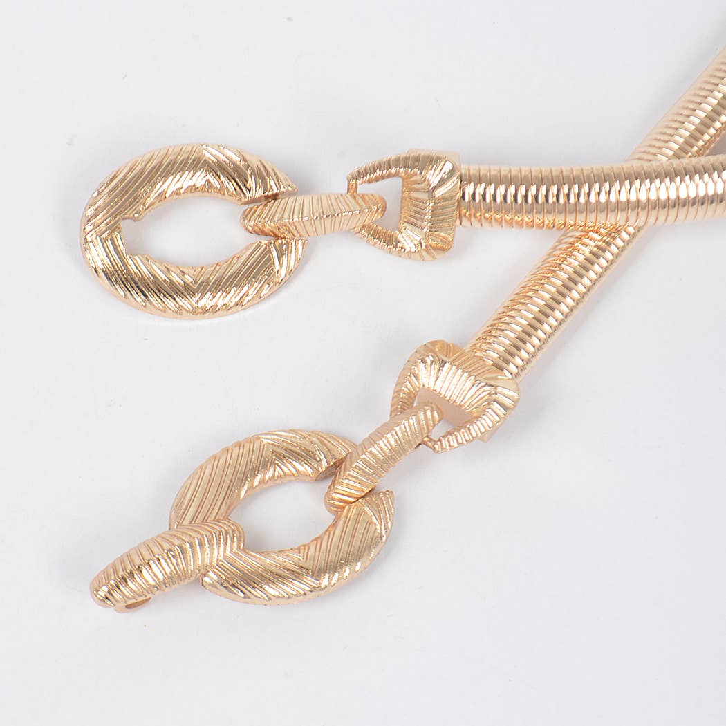 3AM BY H&D ACCESSORIES - Wholesale Belt - Women's - Metal Stretch Belt5