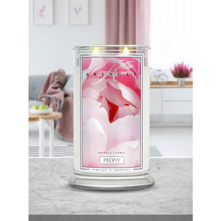 Kringle Candle Company - Wholesale Jar/Filled Candle - 22oz 2W Kringle Classic: Peony