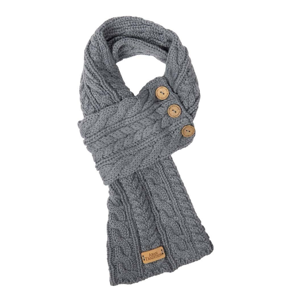 Eurostick - Wholesale Scarf - Women's - Aran Cable Button Wrap Scarf0