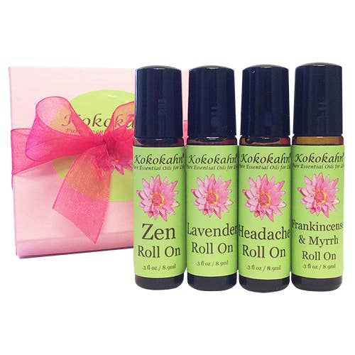 Roll on Gift Set for wholesale by Kokokahn Essential Oils