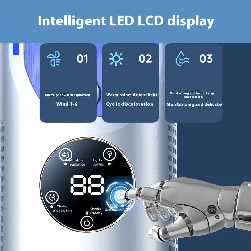 Modpopdeco – wholesale Luftfuktare – Bärbar luftkonditioneringsfuktare kylfläkt personlig skrivbordskylare för kontor hem camping vandring vardagsrum3