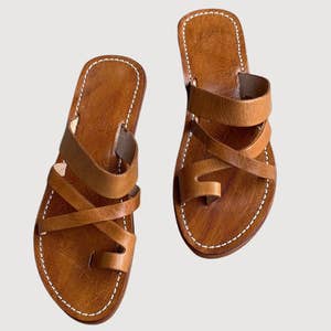 Duru Flip pop in 2023  Men leather sandals fashion, Mens sandals