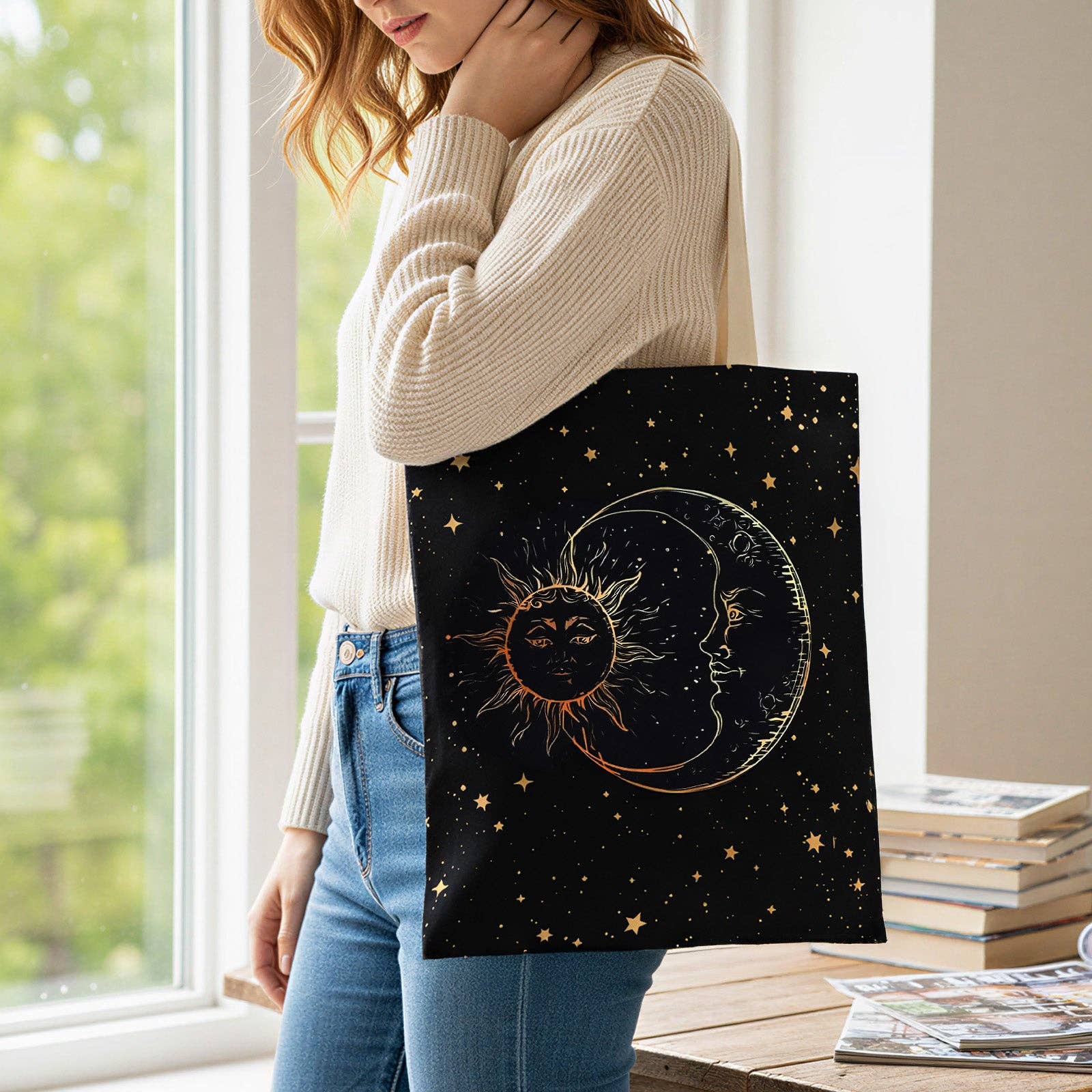 Wrapables.com - Wholesale Tote Bag - Women's - Wrapables Zippered Canvas Reusable Tote Bag26