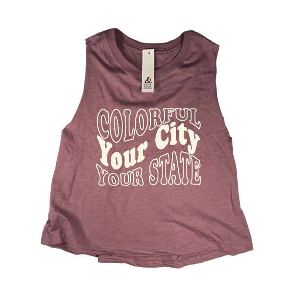 Débardeur Colorado coloré - Personnalisable pour la vente par and - ashley nicole designs