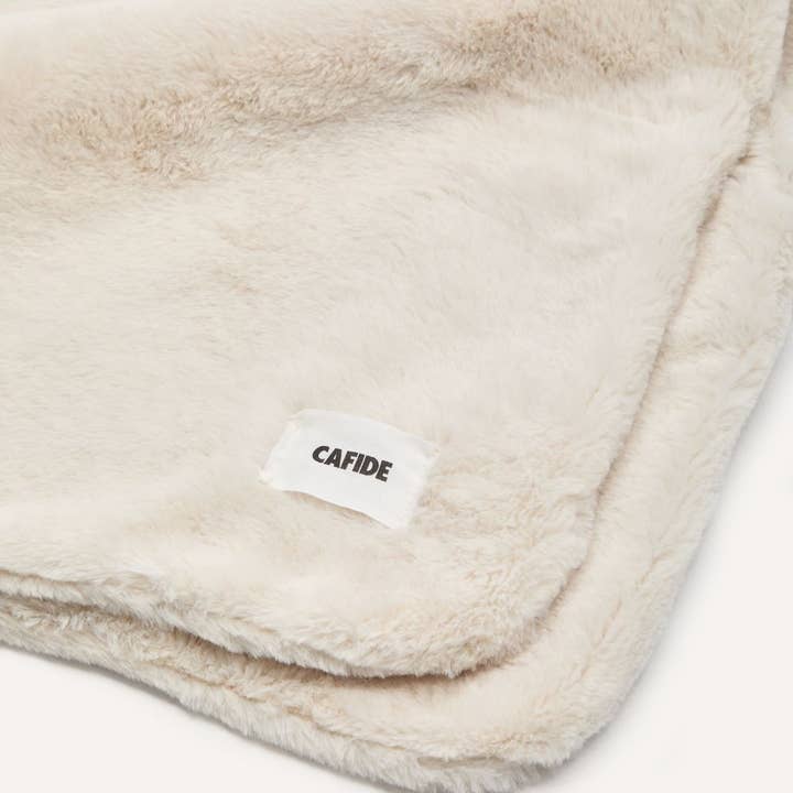 CAFIDE - Wholesale Pet Blanket - Dog - Light Beige Hair Effect Dog Blanket, Toia