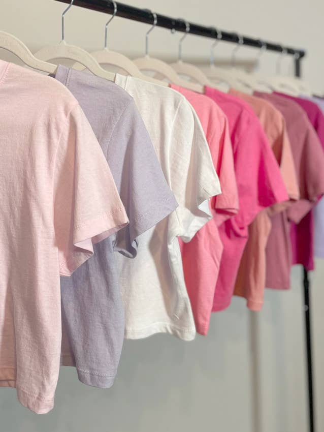 LOVING PEOPLE - Wholesale T-Shirt - Women's - Premium Cotton Crop Tees