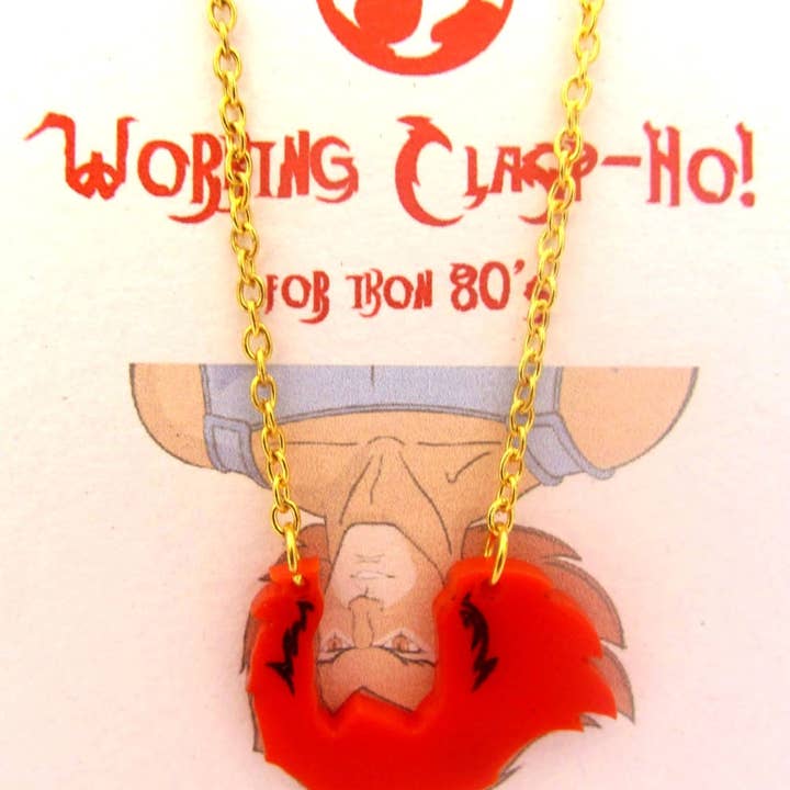 Working Clasp – wholesale Hänge-/berlockhalsband – Thundercats laserskurna 80-talet Lion-o halsband