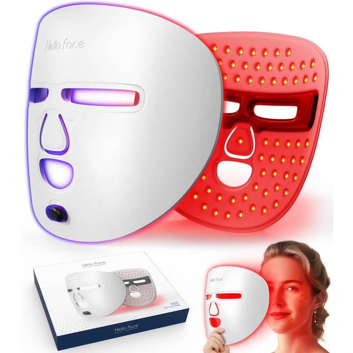 LED Face Mask Tool, Red Light Therapy for Home for wholesale by CJ‘s Wellness Shop