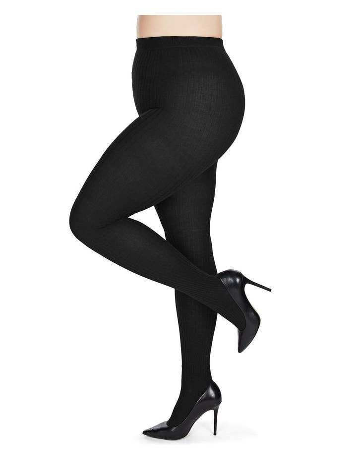 Infinity Classics International Inc. - Wholesale Tights - Women's - MeMoi Boston Ribbed Sweater Tights