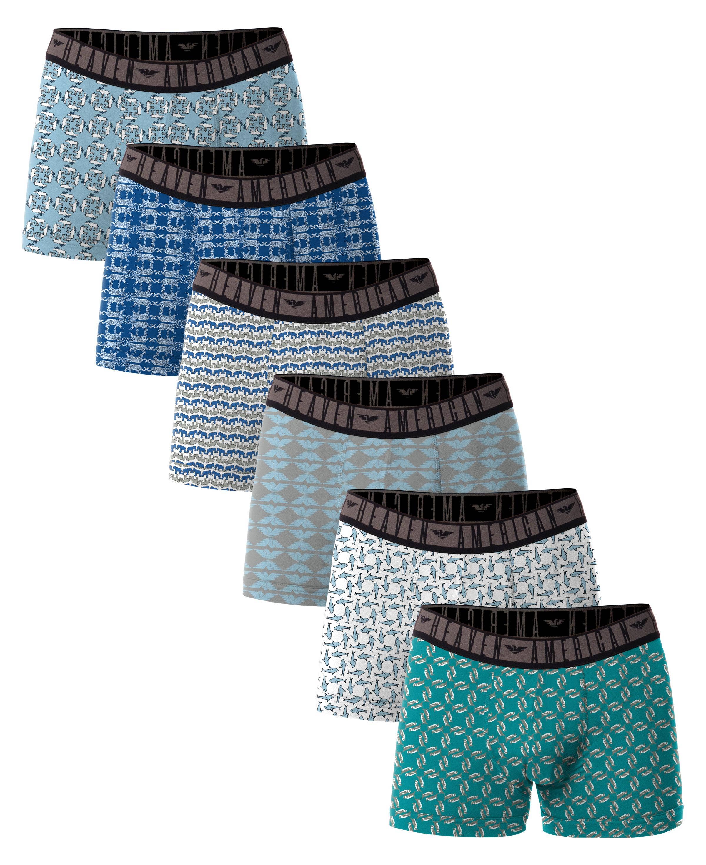 I-Wear Brands – Roupa interior - Homem por atacado – Pacote com 6 calções masculinos de micro fibra flexível13