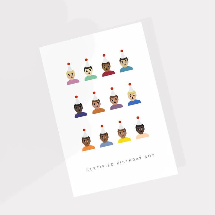 Certified Birthday Boy for wholesale by JU+DESIGN