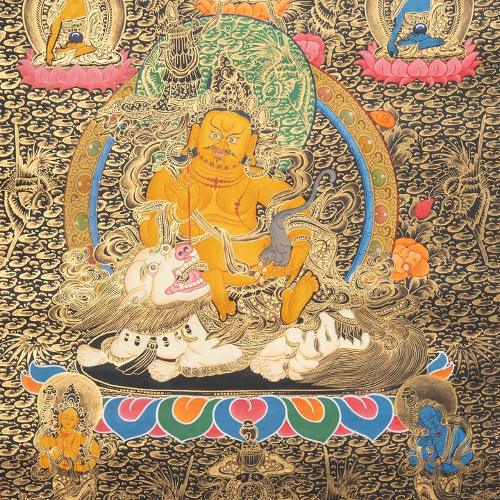 Lucky Thanka - Wholesale Painting/drawing - Hand-Painted Zambala Thangka