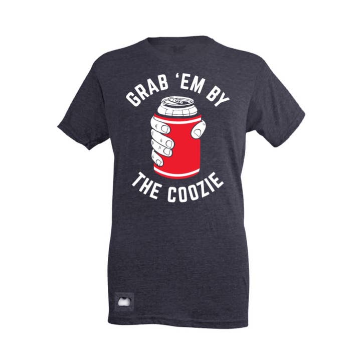 10016 Tee Pop Top Grab 'Em By the Coozie* for wholesale by Pink Pony Industries, LLC