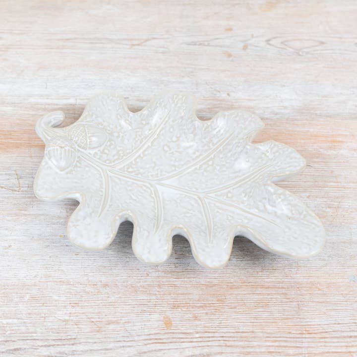 Plato de Adorno con Diseño de Hoja, 21,5 cm para venta al por mayor de Gainsborough Giftware x Portland Living