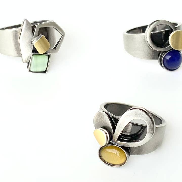 Christophe Poly / Crono Design - Wholesale Jewelry Set - RINGS Prepack (DR12) - 15 Rings & Free Displays71