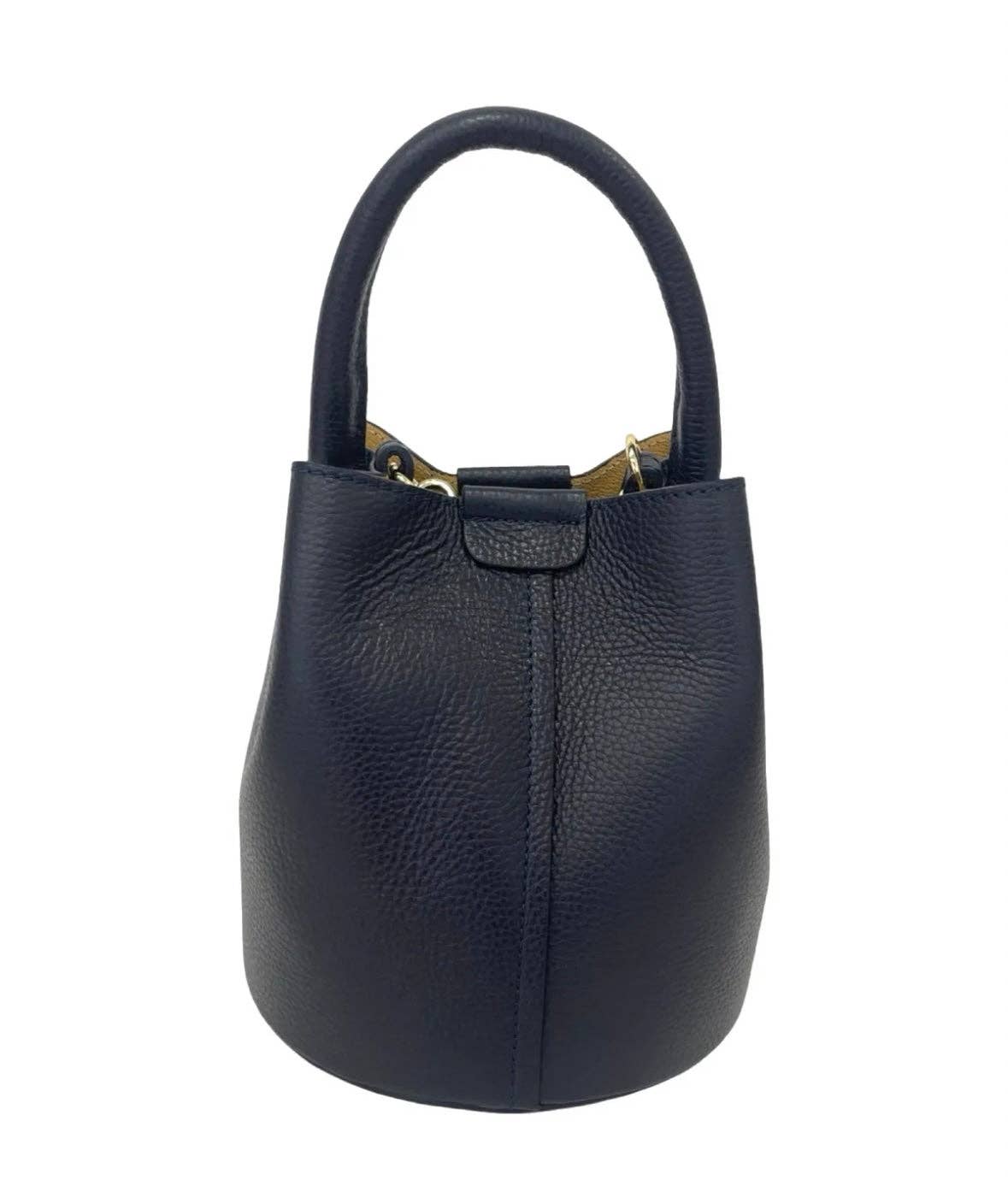 Two Amicis - Vente Sac à main avec poignée sur le dessus – femme - Whimsy - Petit sac seau en cuir avec poignée supérieure6