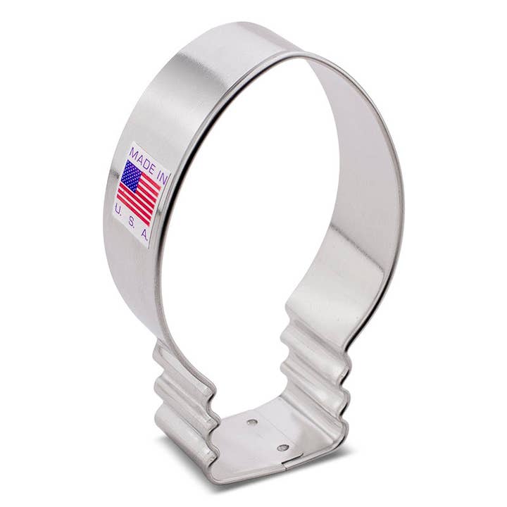 Ann Clark - Wholesale Cookie Cutter - Christmas Light Bulb Cookie Cutter. (Bag of 1 Dozen)