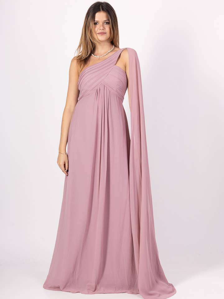 Vestido de noche con busto acolchado - 50200 para venta al por mayor de Marie June