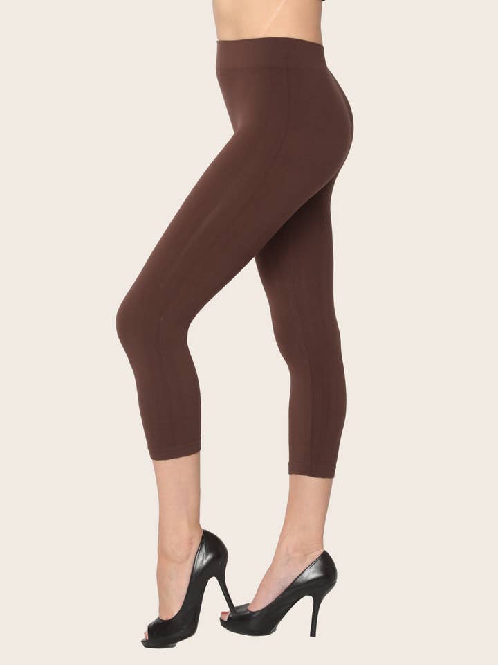 Women Isadora 6 Colors Seamless Thick Ribbed Nylon Leggings for wholesale by Isadora, Tipi toe, & James Fiallo