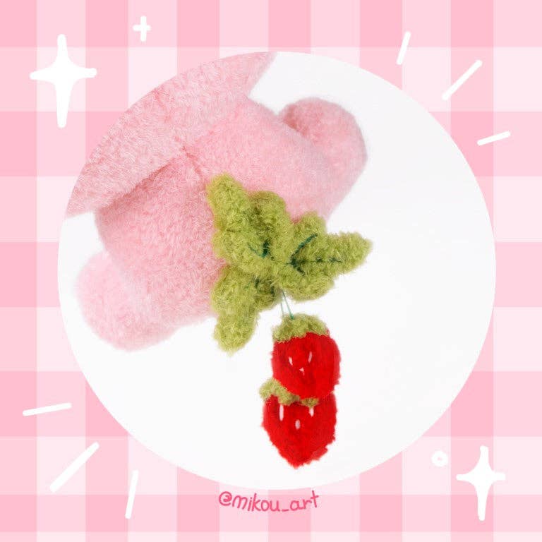 MikouArt - Wholesale Stuffed/Plush Toy - Kids & Baby - Strawmi – Strawberry Cat Plush Toy6