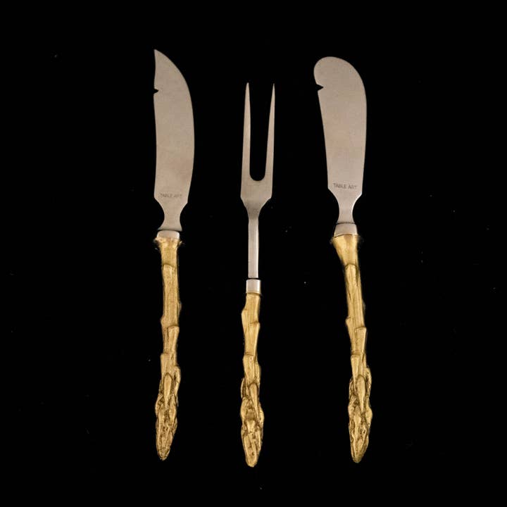Asparagus 3 Piece Hostess Set for wholesale by Michael Michaud Table Art