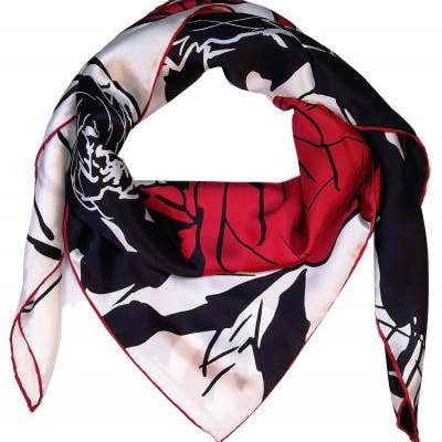 Roses rouges Seabright Seidenschal pour la vente par Seabright