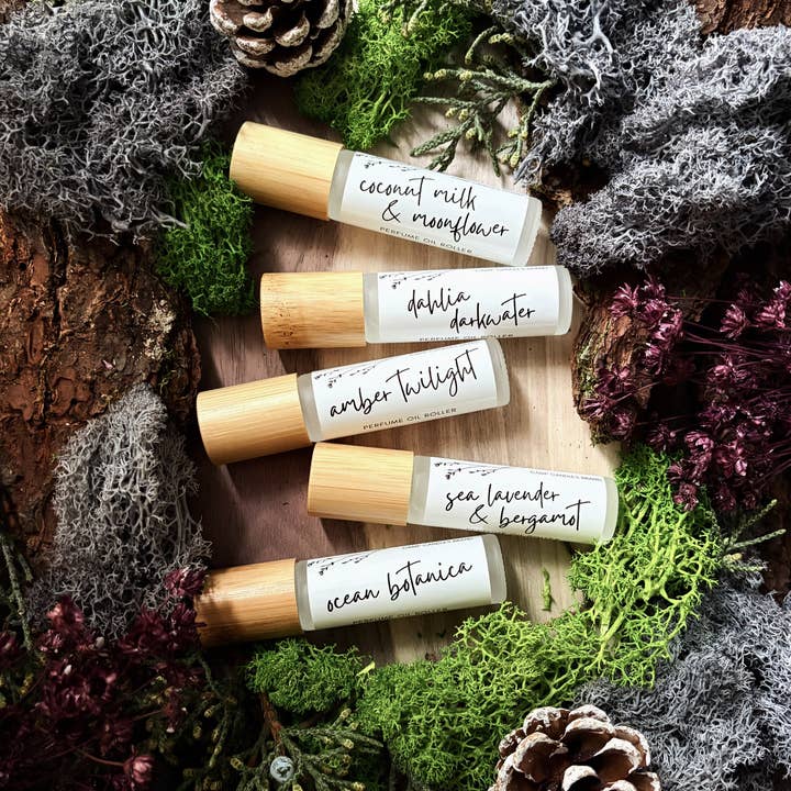 Camp Candles - Wholesale Roll-On Fragrance - Coconut Milk & Moonflower Perfume Roller2