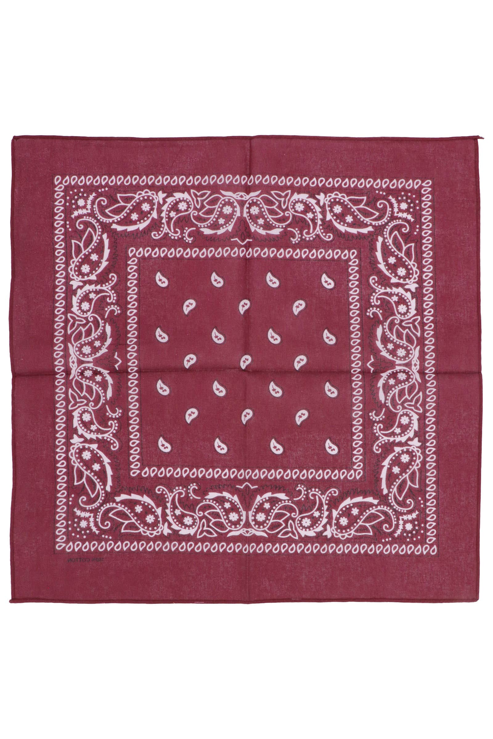 Cap Zone – Engroshandel Bandana - Dame – Klassisk firkantet bandana i bomuld med paisleyprint35