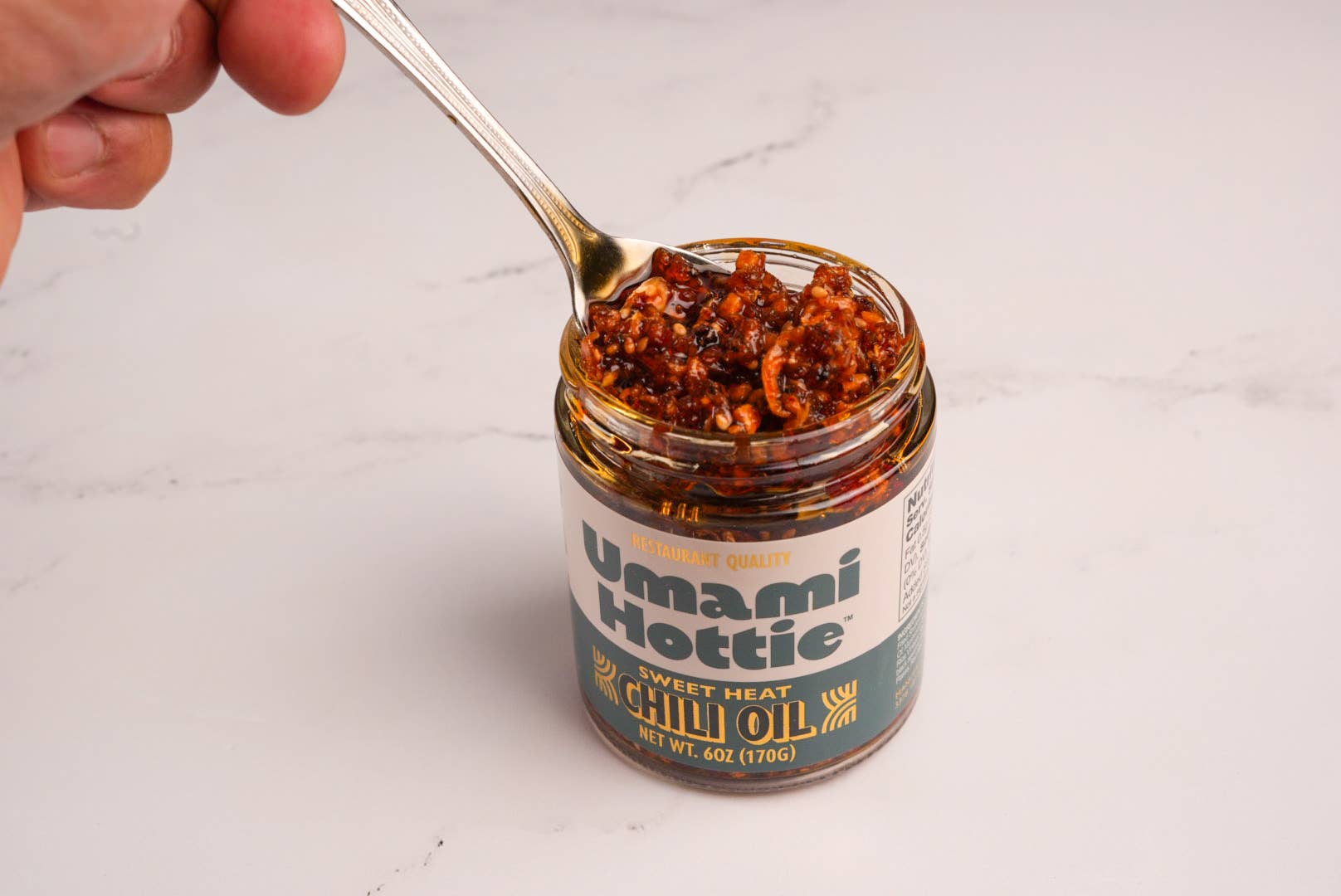 Umami Hottie - Wholesale Chili Paste - Chunky Garlic Chili Crisp1