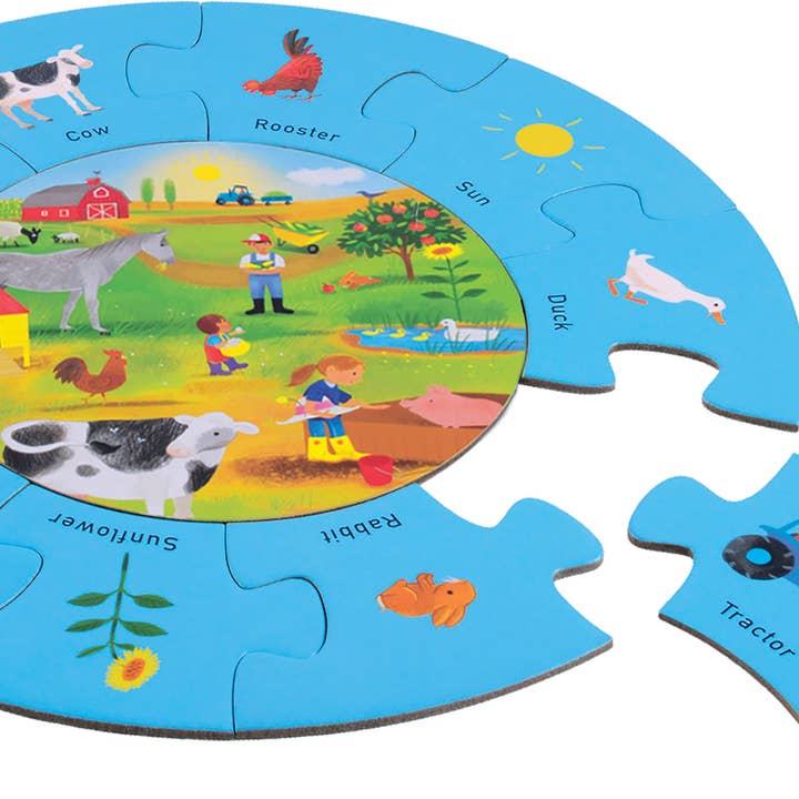 Mollybee Kids - Wholesale Puzzle - Kids - Toddler Activity Puzzle On the Farm1
