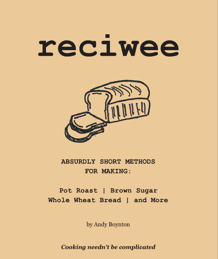 Reciwee Press - Wholesale Cookbooks & Food - Reciwee (Recipe Booklet)1