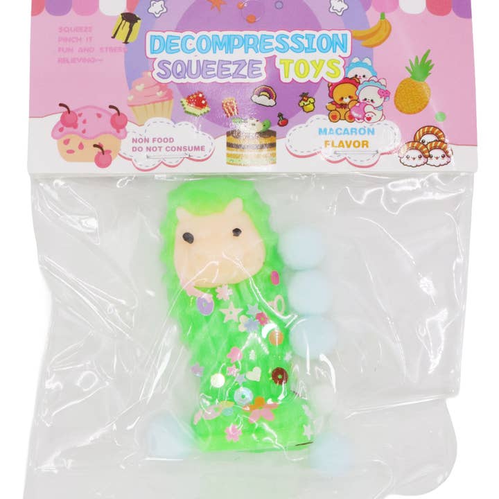 ASSORTED Brain Rot Memes Mochi Pom Pom Squishy Bag - 20 pcs for wholesale on Faire9