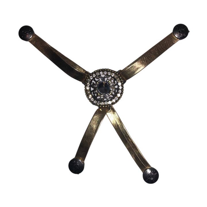 Stellar stone medallion strappy top for wholesale by Onesole