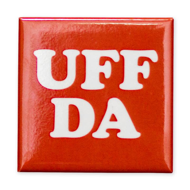 Uff Da Magnet for wholesale by Upper Peninsula Supply Co.