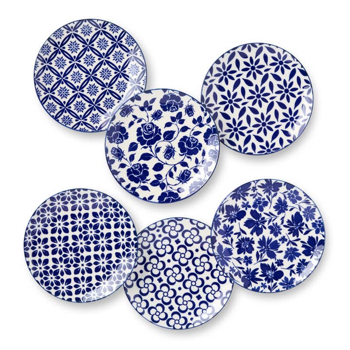 Certified International - Wholesale Appetiser serveware - Madison Canape Plate 6 in 6 asst1