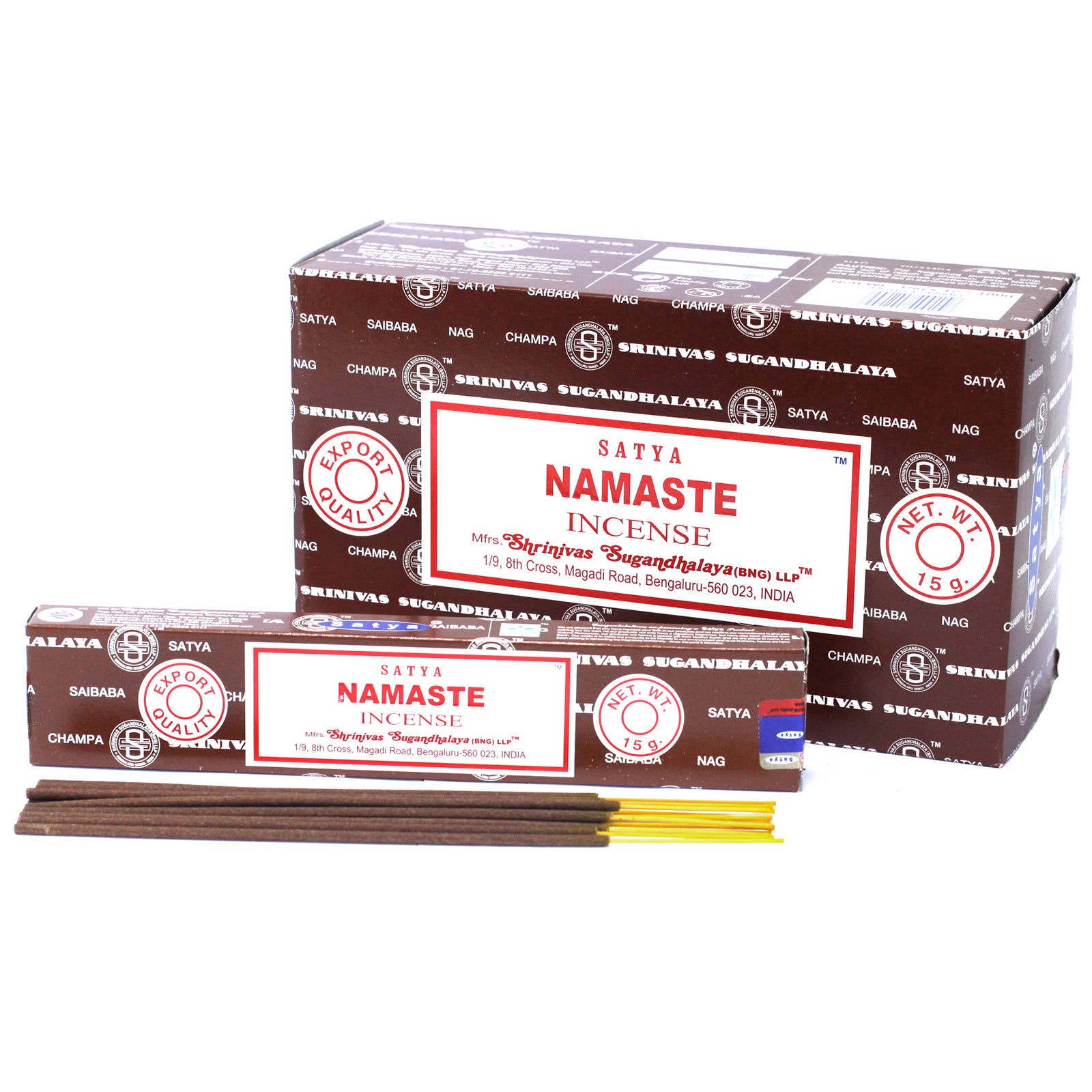 AWGifts Europe - Wholesale Incense - Satya Incense 15gm - Namaste0
