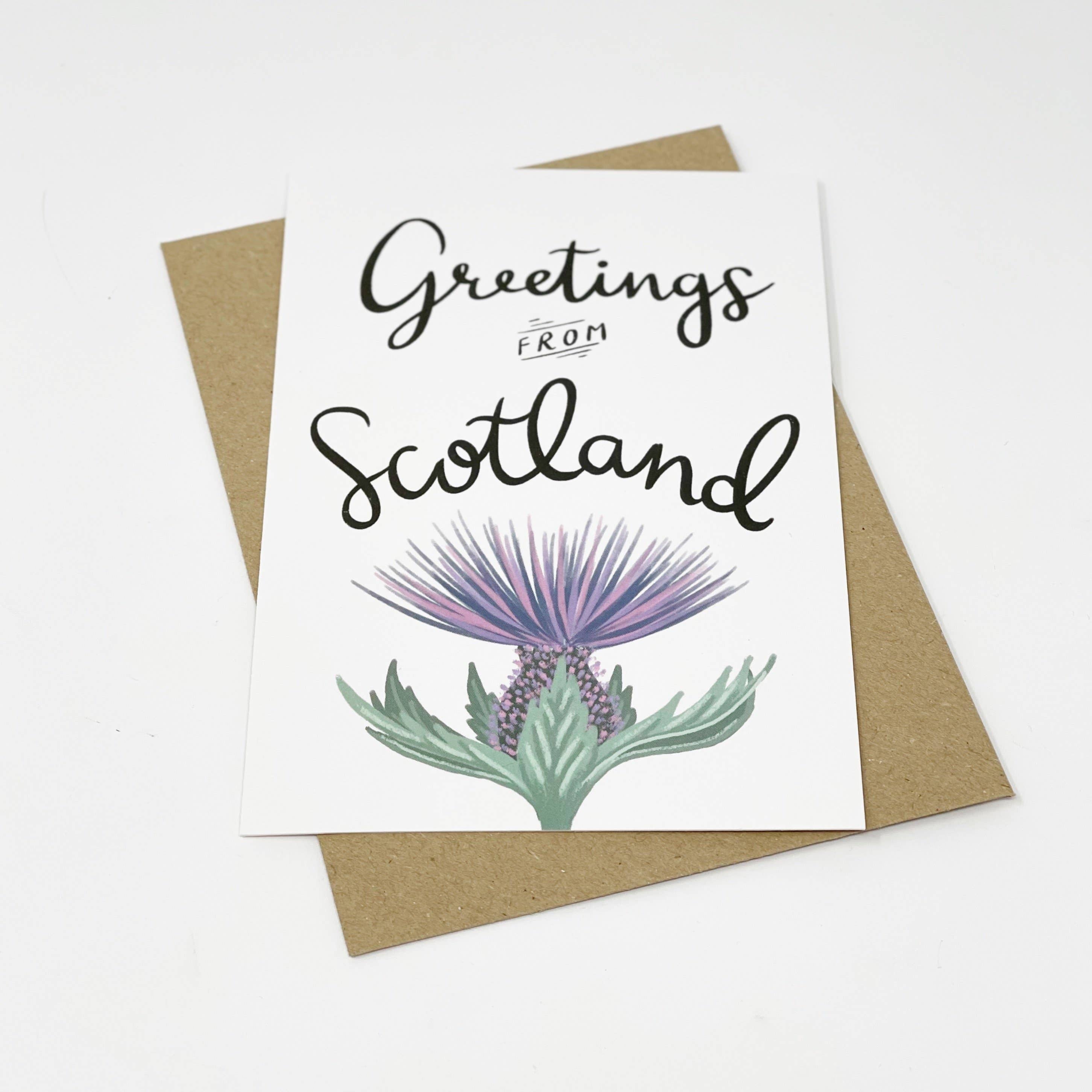 Lomond Paper Co – wholesale Everyday greeting card – Greetings from Scotland3