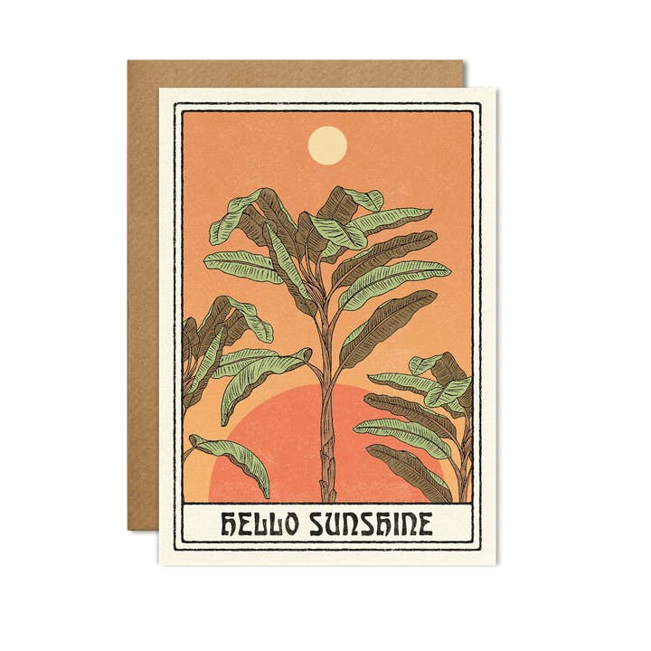 Hello Sunshine Card for wholesale by cai & jo