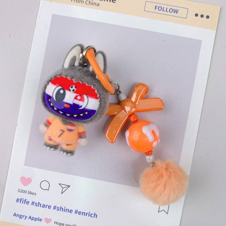 Lilyrosy(Duty free) - Wholesale Keychain - Women's - Netherland World Cup Series Labu Keychain,hoiliday gift7